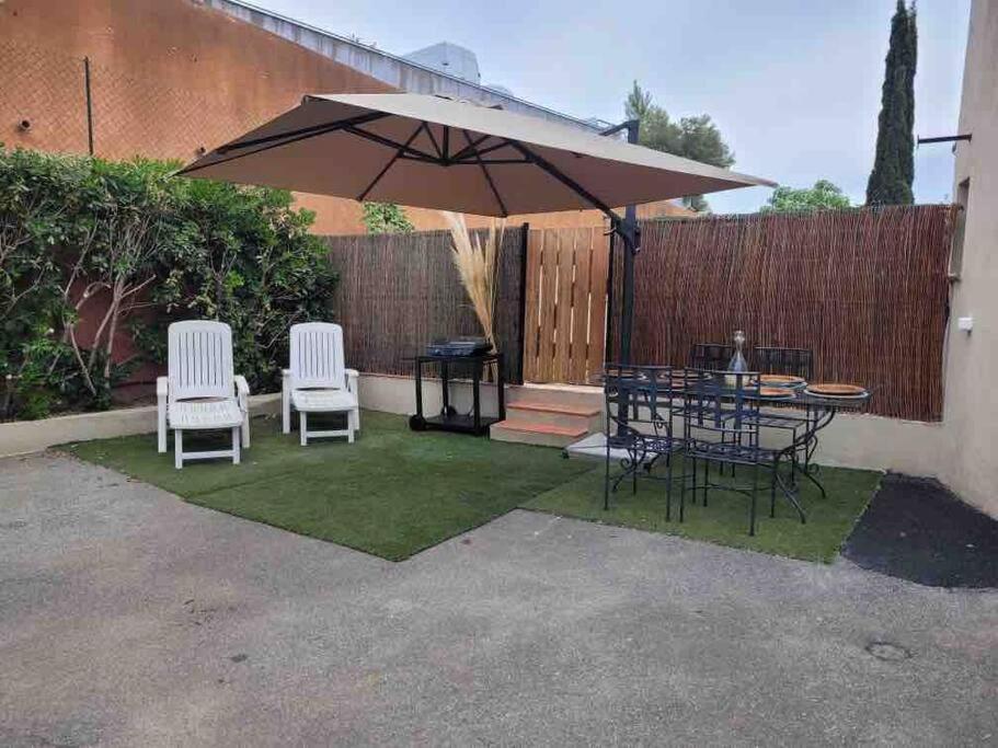A Louer Haut De Villa 4 Pieces A Sainte-Maxime Golfe De St-Tropez Exterior foto